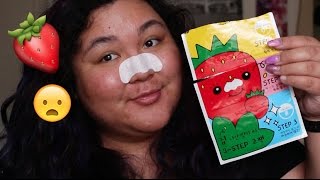 Tony Moly Strawberry Nose Pack | Is It Sensitive Skin Approved???