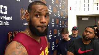 LeBron James wants some privacy with Lonzo Ball conversation | ESPN