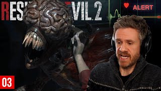Licker jumpscare broke my ticker! | Resident Evil 2 Remake (Claire) | Part 3