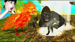 СИМУЛЯТОР ДИКОЙ ПТИЦЫ как СИМУЛЯТОР дикой КОШКИ симулятор феникса kids видео для детей Валеришка