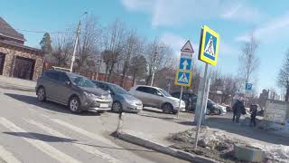 Дедовск Прогулка на велосипеде конец марта 2019