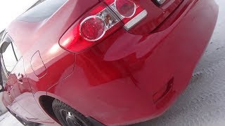 Как снять-установить задний бампер. Toyota Corolla X (E140, E150) Рестайлинг.