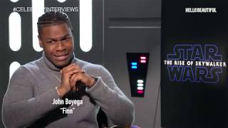 John Boyega Shares Life Lessons from Carrie Fisher, Billy Dee Williams STAR WARS: RISE OF SKYWALKER