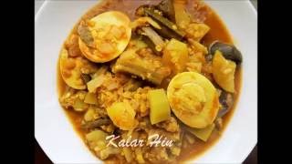 Burmese Dried Fish and Egg Curry