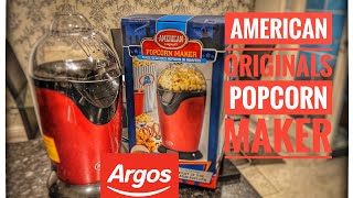 Popcorn maker machine - REVIEW / SET-UP / DEMO - American Originals machine
