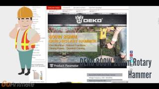 DEKO 800 Вт 26 мм  перфоратор с alliexspres