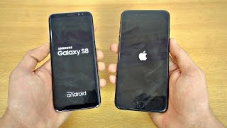 Samsung Galaxy S8 vs iPhone 7 Plus - Speed Test! (4K)