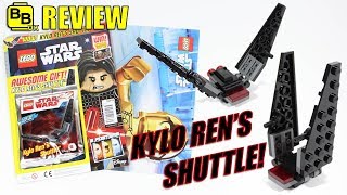 LEGO STAR WARS KYLO REN'S SHUTTLE BUILD! ISSUE 31 MAGAZINE REVIEW