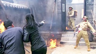 城門失守！日軍大部隊湧進城，國軍女隊長獨自留下打游擊，能殺一個是一個！ ️ 抗日