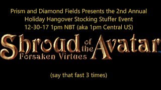 Shroud of the Avatar 2nd Annual Holiday Hangover Stocking Stuffer Event