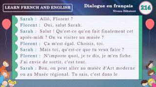 apprendre le français facilement avec des petits dialogues