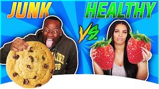 HEALTHY VS JUNK FOOD CHALLENGE!