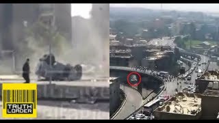 Morsi supporters did NOT push police van off bridge reveals new video  - Truthloader