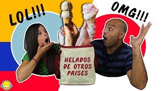 Super Unboxing de Helados de otros países. Trying Ice Cream World