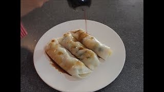 How To Make Chee Cheong Fun In A Few Easy Steps!! ( Steamed Rice Rolls)