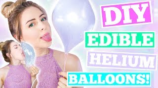 Testing Pinterest And Buzzfeed DIYs | Edible Helium Balloons !