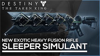 Destiny: The Taken King - Sleeper Simulant! New Exotic Heavy Fusion Rifle!