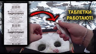 ГИДРОПЕРИТ НА РЫБАЛКЕ! Рыбалка зимой на поплавок