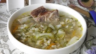 Рассольник с перловкой и солеными огурцами классический рецепт