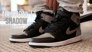AIR JORDAN 1 SHADOW REVIEW!
