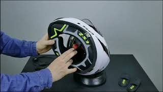 Как установить bluetooth гарнитуру LINKIN RIDE PAL 3 by Sena в шлем LS2 FF327 Challenger