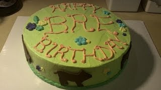 Chocolate Cow Birthday Cake