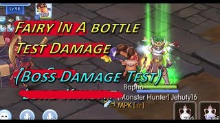 Ragnarok Online Mobile - Fairy in Bottle Boss test damage for my AgiCrit LK