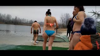 Водохреща 2020. Купання на Львівщині 19 січня 2020 р.