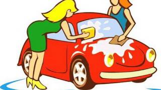 Hot Chicks Washing Car