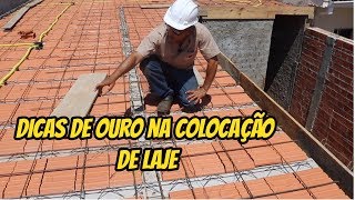 DICAS DE OURO NA COLOCAÇÃO DE LAJE. faça você mesmo