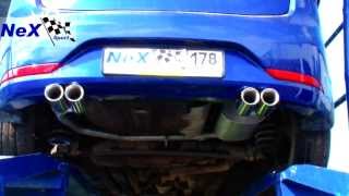 NeX® - _KIA Rio Hatchback 2011. ЭКСКЛЮЗИВ! Глушитель -Форсаж- с 4-мя нерж.насадками 76 мм.
