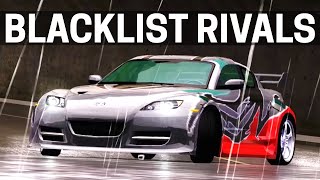 Need for Speed: Most Wanted - All Blacklist Race Entrances | 2017 | 2K