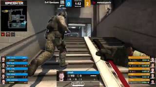 CS:GO - Evil Geniuses VS. Mousesports [Train] Map 1 - EPICENTER 2019
