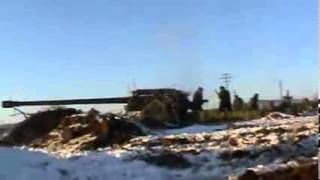 حلب - منّغ :: قصف المطار بمدفع (130) 18-1-2013 جـ3