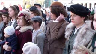 X Katyński Marsz Cieni (przed Bazyliką Świętego Krzyża) - Warszawa, 02.04.2017 r.