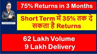 75% Returns in 3 Months already|Best Stock to invest in 2020| Share Market latest news