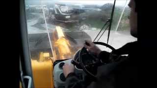 Hyundai hl 770-7a wheel loader test drive
