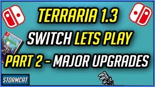 TERRARIA 1.3 NINTENDO SWITCH LETS PLAY PART 2 - (TERRARIA NINTENDO SWITCH) GAMEPLAY!