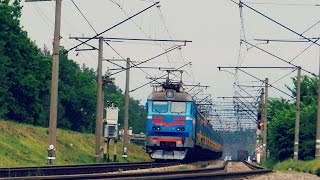 ЧС4-036 с пассажирским поездом №43 "ПРИКАРПАТЬЕ"
