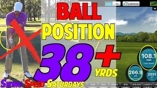 Driver Ball Position For Distance | Add 38+ Yards