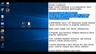 Bandicam 4.1.0 Programı İndirme Full Yapma (GÜNCEL) Masaüstü Kayıt Programı