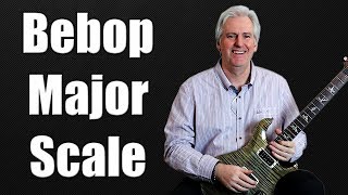 Bebop Major Scale - 3 Notes Per String - Guitar Scales
