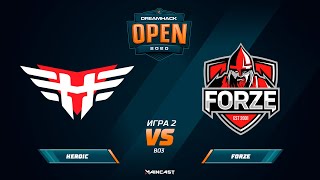 Heroic vs FORZE [Map 2, Nuke] (Best of 3) DreamHack Anaheim 2020 | Qual