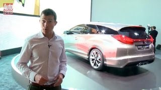 Honda Civic Tourer at the 2013 Geneva Motor Show - Auto Express