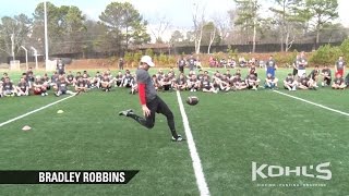Bradley Robbins Punter | Michigan Football Commit | Kohl's Kicking Camps