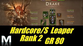 Diablo 3 Hardcore Season Solo Barb -  GR 80 - Rank 2