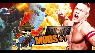Fallout 4: Mods vol #1 | John Cena, Bebé Bomba Nuclear, Crear Munición y el Yermo antes de la Guerra