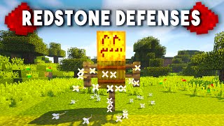 Top 10 Redstone Defenses In Minecraft!