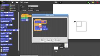 Snap! Tutorial IIIA2: Custom Blocks with Inputs