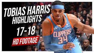Clippers PF Tobias Harris 2017-2018 Season Highlights ᴴᴰ